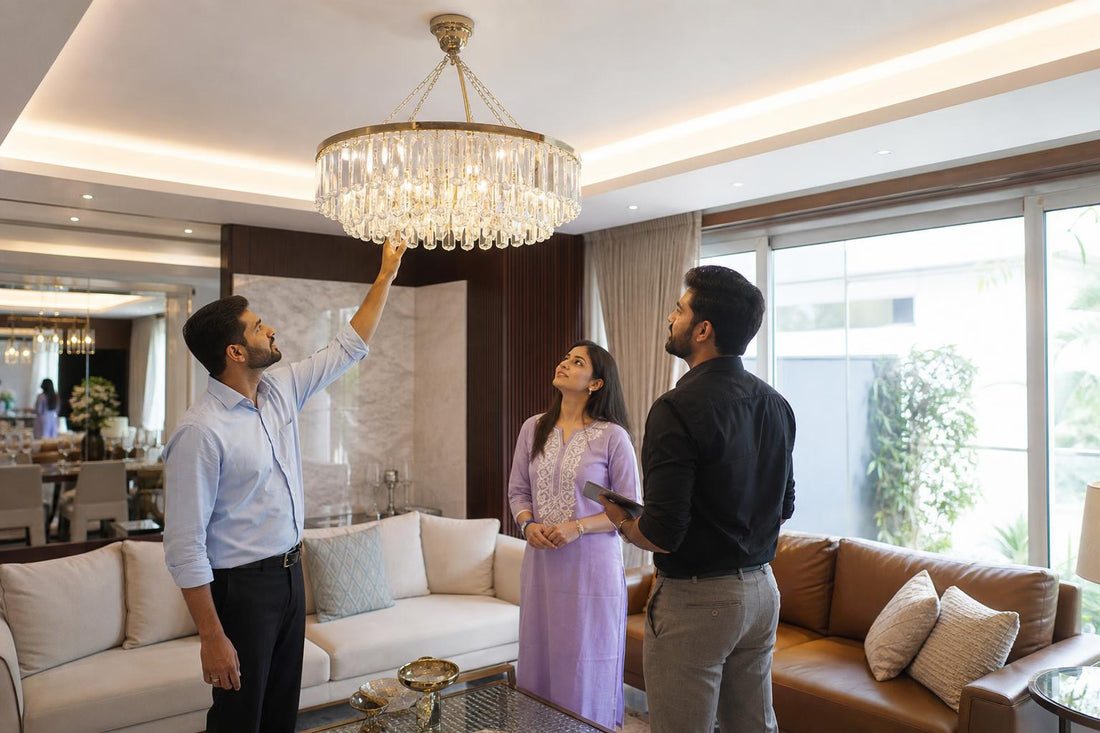 How to Choose the Right Chandelier Size for a Living Room