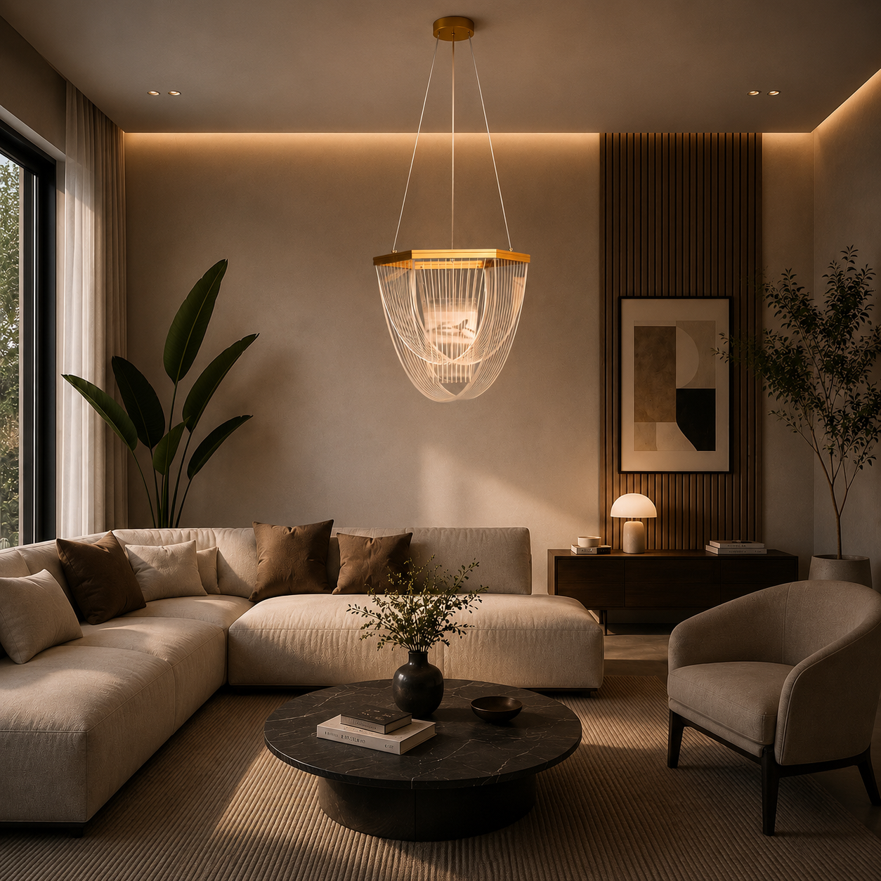 Aurevo Modern Chandelier